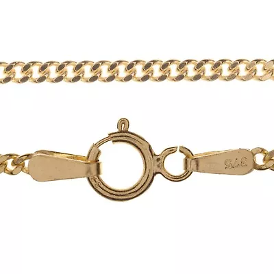 9ct YELLOW GOLD NECKLACE CHAIN - SOLID 375 INCLUDING CURB ROLO SNAKE • £187.87