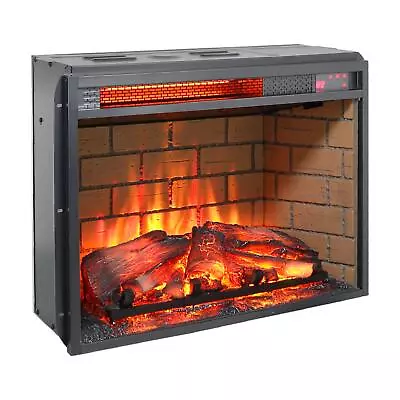 With Remote Control Realistic Flame Hot 23-inch Fireplace Infrared Quartz Heater • $137.29