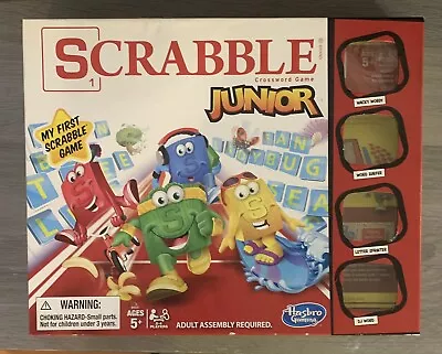 Scrabble Junior Crossword Game Hasbro My First Scrabble Game 100% Complete 2014  • £9.64