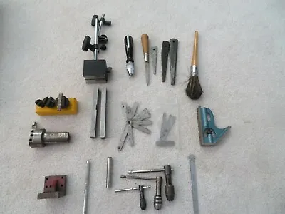 Lot Of Machinist Tools Fly Cutter~Magnetic Base~Tap Handle~1/2  X 1  Parallel • $79.99