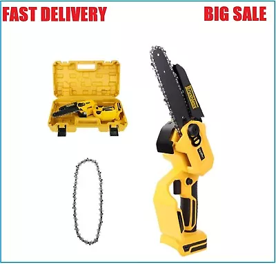 Cordless Chainsaw For DeWALT 20V Max Battery 6-Inch Hand-held Mini Pruning Saw • $35.99