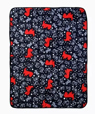 Big Red & Friend T-Rex All Over Throw Blanket Big Red Blanket T-Rex Blanket • $24.95