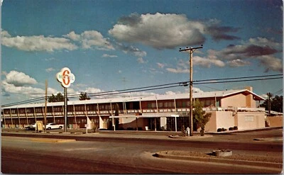 Vtg Las Cruces New Mexico NM Motel 6 1970s Chrome Roadside View Postcard • $2.99