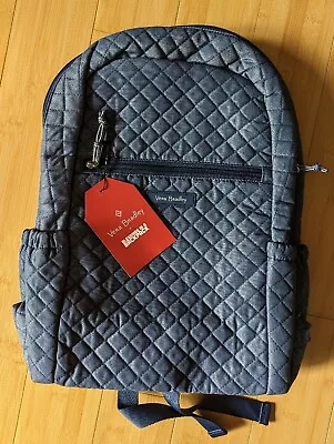 Vera Bradley Denim Backpack In  Moonlight Navy  • $29.99