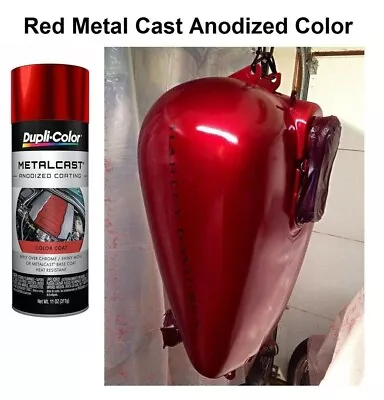 Red Anodized Coating Spray Gloss Brake Engine Custom Caliper Paint High Temp • $28