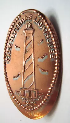 CAPE HATTERAS LIGHTHOUSE Outer Banks NC -- Elongated Zinc Penny • $1.99