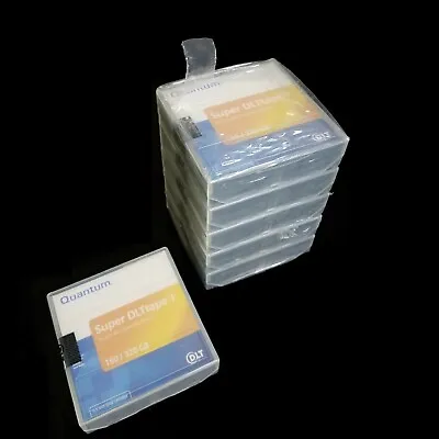 NEW - Lot Of 6x - Quantum Super DLT Tape I 160/320GB Data Storage Cartridge • $80