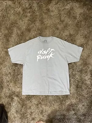 Daft Punk Random Access Memories 10th Anniversary Grey Logo Shirt Brand New XXL • $65