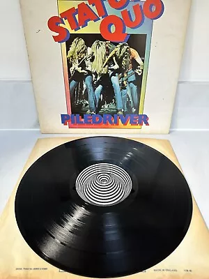 Status Quo - Piledriver Vinyl Lp - Vertigo  Swirl - 1972 Uk  First Press Ex/vg • $19.91