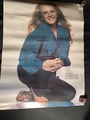 Lucy Ewing Of Dallas Tv Vintage Poster Bar Garage Man Cave 1980 Hot Girl • £18.33