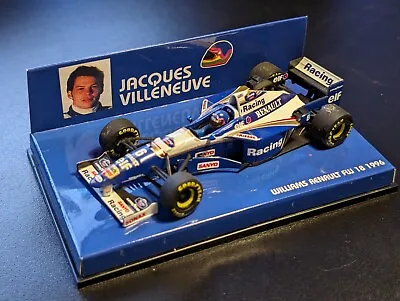 Minichamps 1/43 Williams Renault FW 18 Jacques Villeneuve F1 1996 - 960006 Boxed • £20.99