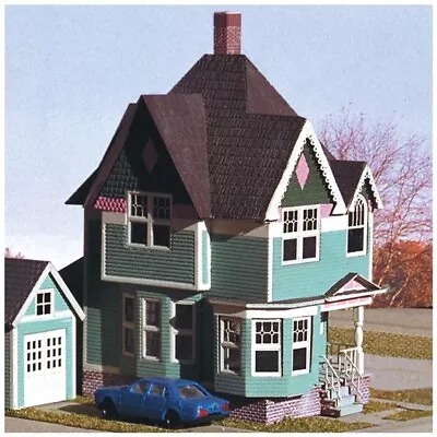 V404 BRASS KIT Z-scale Micro Structures   The Seattle  House (not Built) • $69