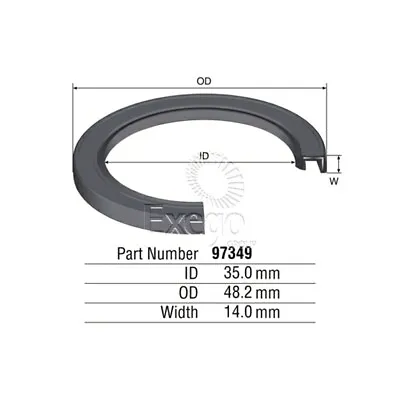 97349 Oil Seal For MAZDA RX-7 FB SA22C GEN1 - TRANSMISSION/GEARBOX OUTPUT REAR E • $51.67