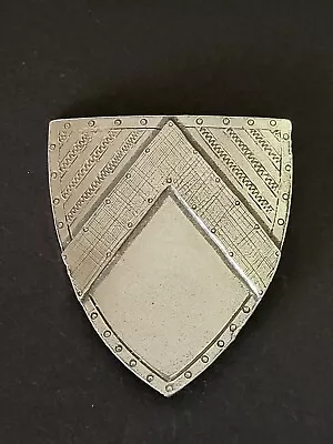 Dolls House - Tudor Pewter Shield Medieval Armoury  1/12th Scale • $7.47