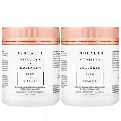 X2 JS HEALTH Vitality + Collagen 180g - RRP $140 • $75