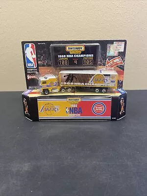 Matchbox NBA Champions 1988 Los Angeles Lakers Tractor Trailer Truck • $39.99