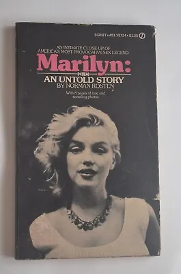 Marilyn Monroe: An Untold Story By Norman Rosten (1973 Signet 1st Printing) • $14.95