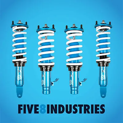 Five8 Industries For 90-93 Acura Integra DA Height Adjustable Coilovers Kits • $627