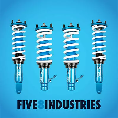 For 90-93 Acura Integra DA | Five8 Industries Height Adjustable Coilovers Kits • $627