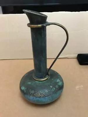 VTG.Mid-Century 1950`s  PAL BELL  Bronze Urn-Vase-Israel-Judaica • $1000
