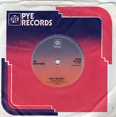 HONEYCOMBS - HAVE I THE RIGHT ( 2 )  - 60's - 7  VINYL • £5.99