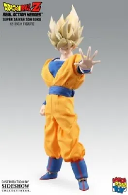 Real Action Heroes Dragon Ball Z Super Saiyan Son Goku RAH 1/6 Scale Figure BIB • $116.78