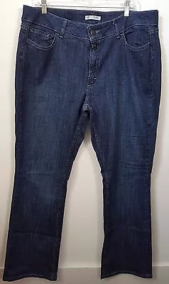 £45.17 • Buy Riders By Lee NWT Womens Blue Mid Rise Boot Cut Jeans Pants Size 18M