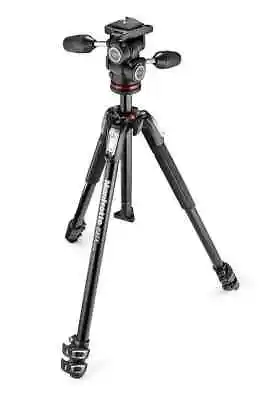 Manfrotto MK190X3-3W1 3 Section - Tripod Kit With 3 Way Head • $644.95