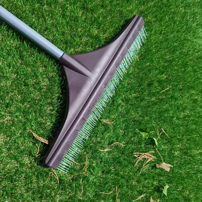 Artificial Grass Rake 45Cm Wide Brush For Fake Lawn Astro Turf Garden • £19.95