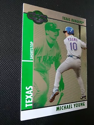 2008 TOPPS CO-SIGNERS #2⚾ MICHAEL YOUNG⚾GREEN/SILVER⚾TEXAS RANGERS⚾SERIAL #'ed⚾ • $1.99