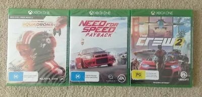 New Star Wars Squadrons Need For Speed Payback The Crew 2 Xbox One Games Bundle • $85