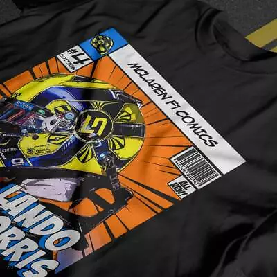 Lando Norris Formula 1 Comic T-Shirt McLaren Norris F1 Shirt 2023 F1 Shirt • $25.99