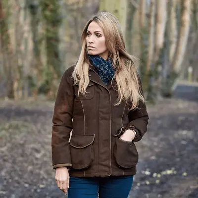 £49.99 • Buy Sherwood Forest Ladies Hampton Jacket Brown Women's Hunting  RRP £172.50 SALE