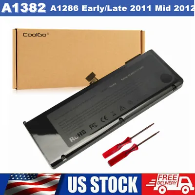 A1382 Battery For Apple MacBook Pro 15 A1286 Early/Late 2011 Mid 2012 020-7134-A • $19.75