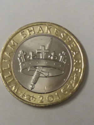 £4 • Buy £2 Coin 2016 Shakespeare Histories