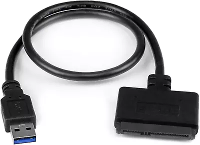 USB 3.0 To SATA Adapter Cable For 2.5  Hard Drive - Data Transfer (USB3S2SAT3CB) • $15.99