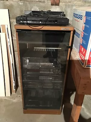 Pre-owned Kenwood Stereo 6 Component Rack System With Stand Vintage 1980s Stereo • $2500