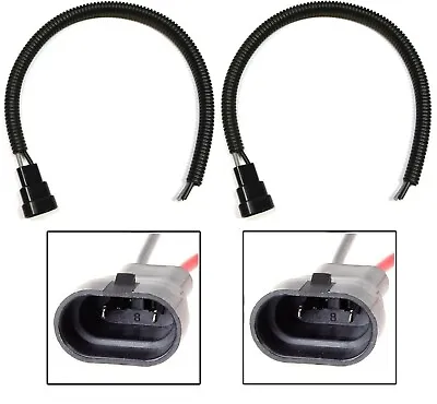 Wire Pigtail Male Extension 9006 HB4 Two Harness Fog Light Connector Plug Bulb • $9.97