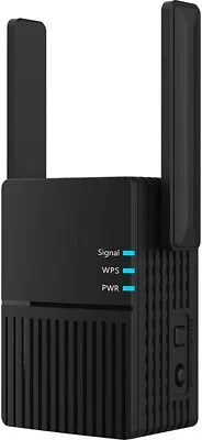 £12.99 • Buy WiFi Range Extender Booster 2.4G/5GHz Wireless WiFi Repeater, 2 External Antenna