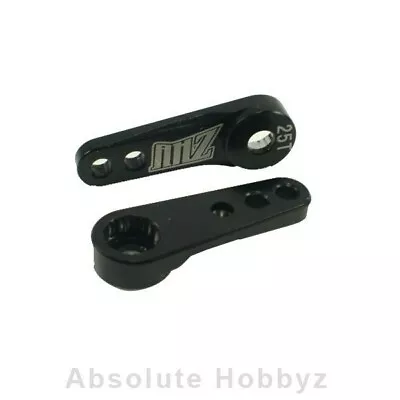 AHZ Aluminum Machined Single Arm Servo Horn Black (25T-Futaba Savox) (1) • $11.99