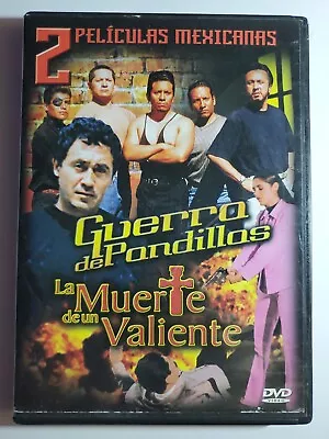 2 Películas Mexicanas Guerra De Pandillas La Muerte De Un Valiente • $499.99