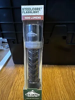 Cascade Mountain Tech STEELCORE LED FLASHLIGHT Waterproof Light 1000 Lumens • $10.25