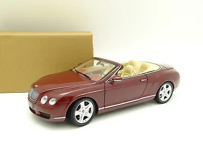 MINICHAMPS Sb 1/18 - Bentley Continental GTC 2006 Red • $188.34