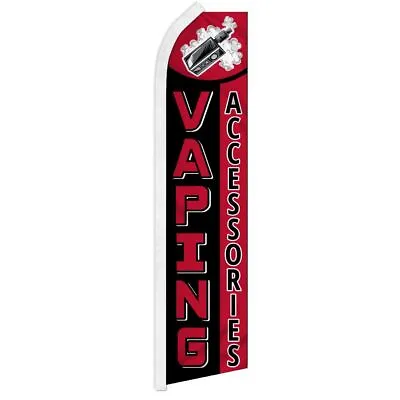  VAPING ACCESSORIES  Advertising Super Flag Swooper Banner Business Vape Vapor • $25.23