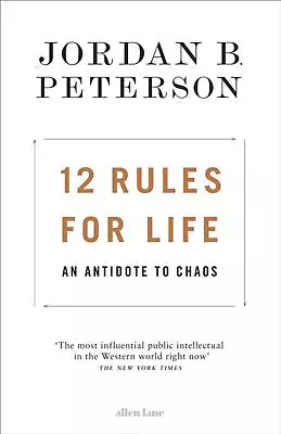 12 Rules For Life: An Antidote To Chaos By Jordan B. Peterson (English) Hardcove • $45.29