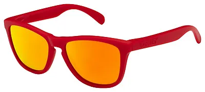 Oakley FROGSKINS Collection Matte Red W/Fire Iridium Lens OO9013-92 • $200