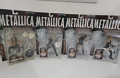 METALLICA- McFarlane Action Figure Set Of 4 Lars James Jason Kirk Unopened  • $500