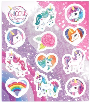 £2.55 • Buy Stickers X 144 Jungle Unicorn Xmas Kids Party Bag Fillers  GREAT PRICE!