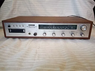 Vintage Sony Model HST-388 AM FM Radio Stereo Receiver With 8 Track Working! • $65