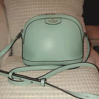 Kate Spade Mint Dome Parchment Leather Crossbody Bag • $58